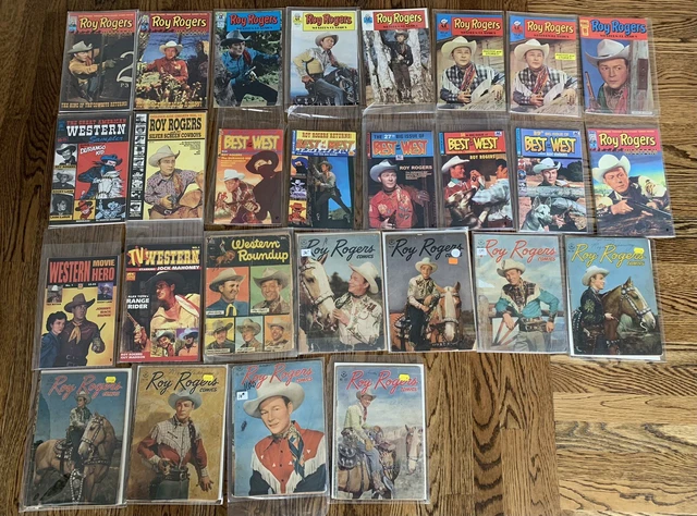 Rare Vintage Comic Book Lot-Dell-Ac Comics-Roy Rogers,Western,Best Of The West