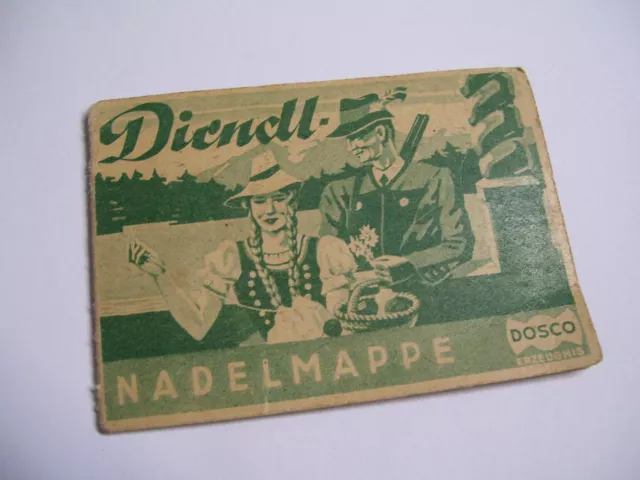 Dirndl Nadelmappe, Nadelheft DOSCO Erzeugnis Nadeln #122