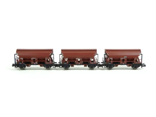 Selbstentladewagen Set Güterwagen DB 3 tlg., Fleischmann N 830351 neu OVP