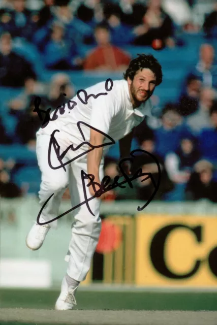 Ian Beefy Botham Signed 6x4 Photo England Cricket Autograph Memorabilia + COA
