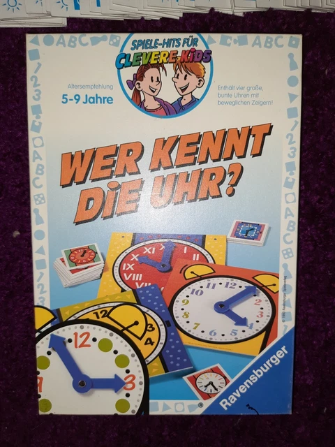Ravensburger Wer kennt die Uhr? Mit Stunden und Minuten spielend durch die Uhr