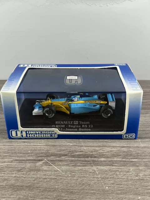 Universal Hobbies 1/43 Scale 2186 - Renault F1 A 202 Engine RS 22 - #15 J Button