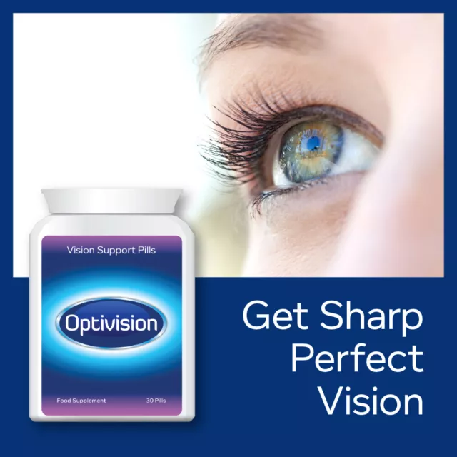 Optivision Vision Support Pills Eye Tablets Helps Eye Health Improve Vision