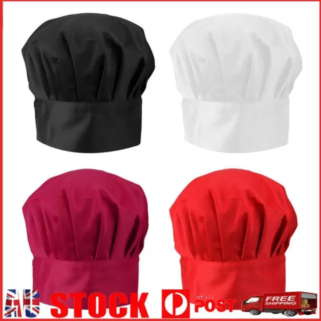 Unisex Baker Chef Caps Breathable Hotel Cafes Hats Cotton for Restaurant Kitchen