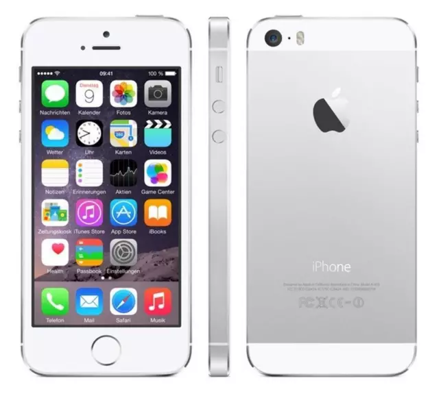 Apple IPHONE 5s Blanc Argent 16GB 8MP 10,16cm (4Zoll) LTE Smartphone
