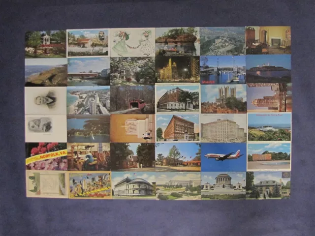 Dr Jim Stamps Postcard Lot Of 1000 Us & Ww Advertising Chromes Views Art Rppc Nr 2