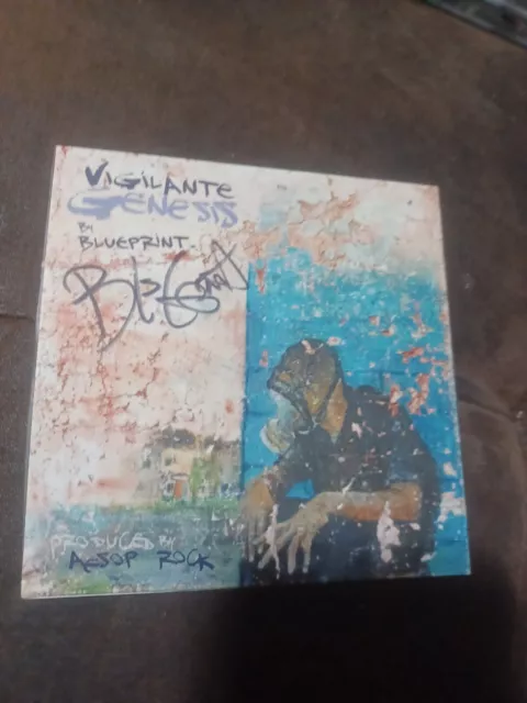 Blueprint Vigilante Genesis CD Aesop Rock Underground Hip Hop Weightless Signed