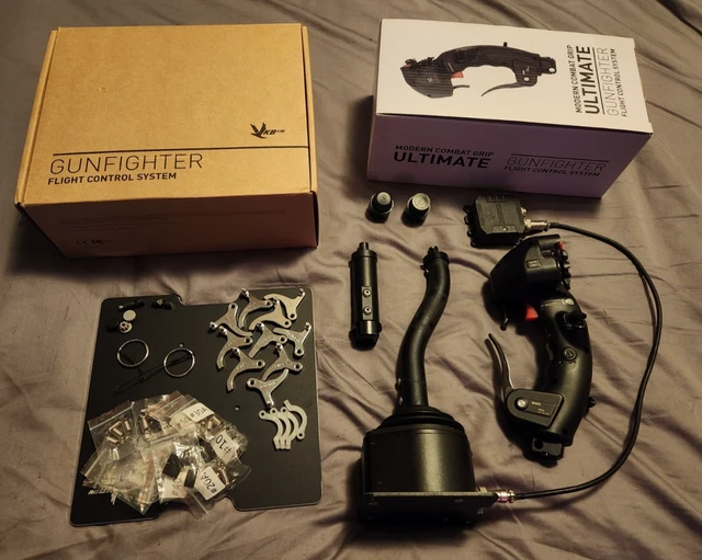 VKB GUNFIGHTER MK.III base + MCG Ultimate Metal Grip, 100/200mm