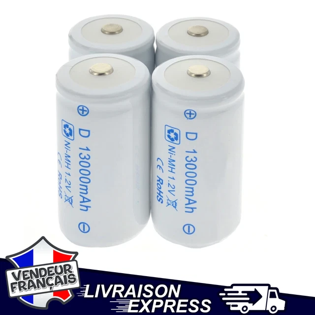 PILES LUMIÈRE SOLAIRE rechargeables AA Ni-MH 300/600/1000mAh 1,2 V pour jardin EUR 8,14 - FR