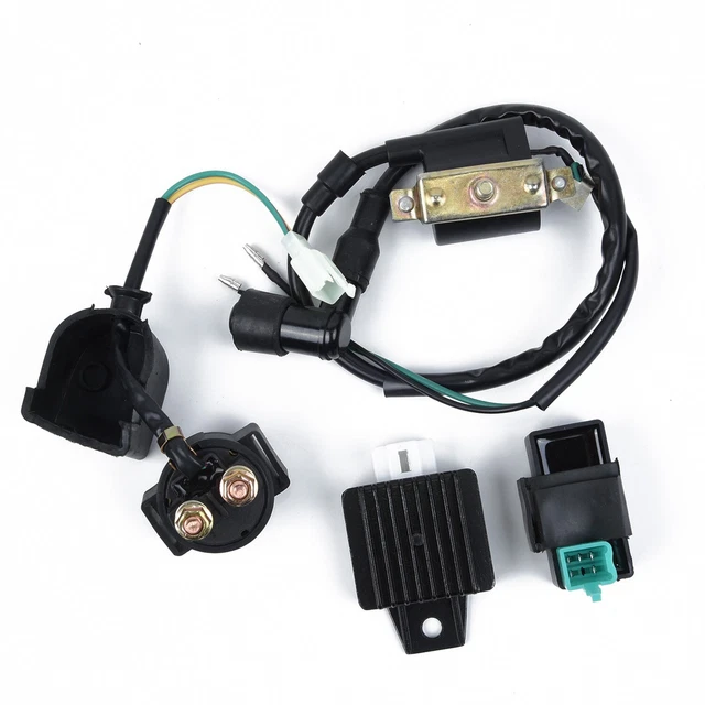 Ignition Coil & 5Pin CDI Box For 70 90 110 125 150cc,ATV Dirt Bike & Go Kart Kit