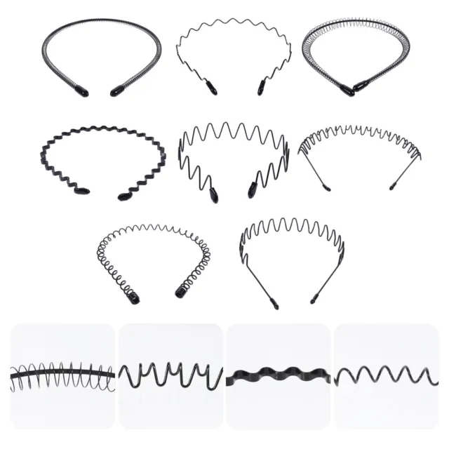 8 PCS SPRING Wavy Headband Invisible Wave Hairpin Accessories $20.49 -  PicClick AU