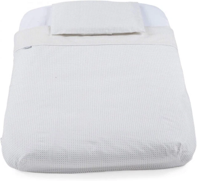 Chicco Set Lenzuola Culla 2 Pezzi Next2Me - 100% Cotone, Tema Volpe, Per Materasso 50x83 Cm - Foto 3