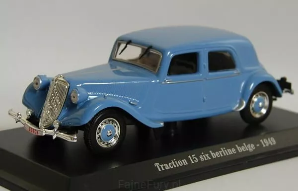 TRA58 voiture 1/43 atlas traction NOREV : Traction 15 Six berline belge - 1949