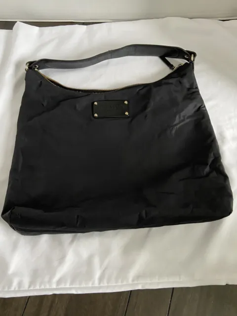 Kate Spade New York Black Flat Small Serena Clinton Street Shoulder Handbag