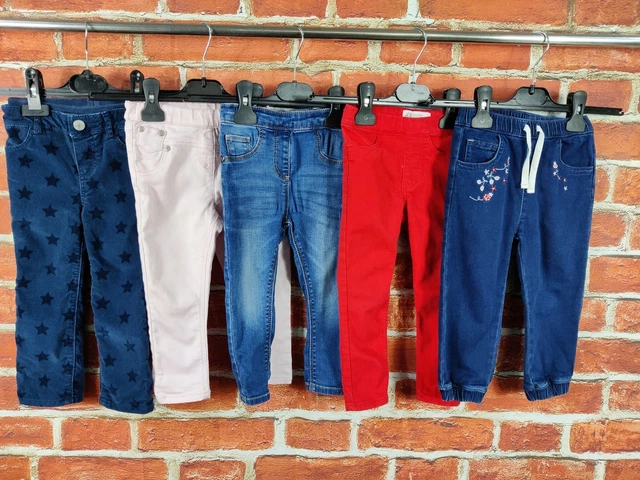 BABY GIRLS BUNDLE AGE 18-24 MONTHS NEXT GAP etc TROUSERS LEGGINGS JEANS SET 92CM