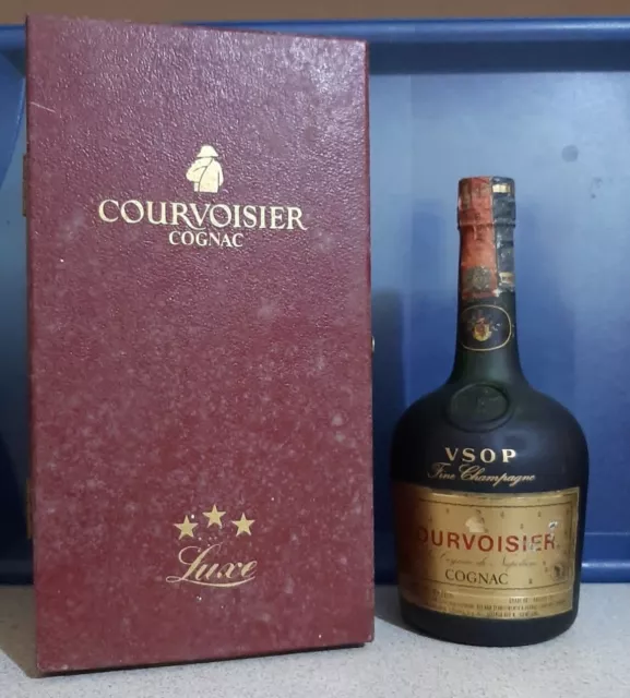 COURVOISIER COGNAC VSOP CON SCATOLA #75 cl 40°#  VINTAGE ANNI 70/80 #COLLEZIONE