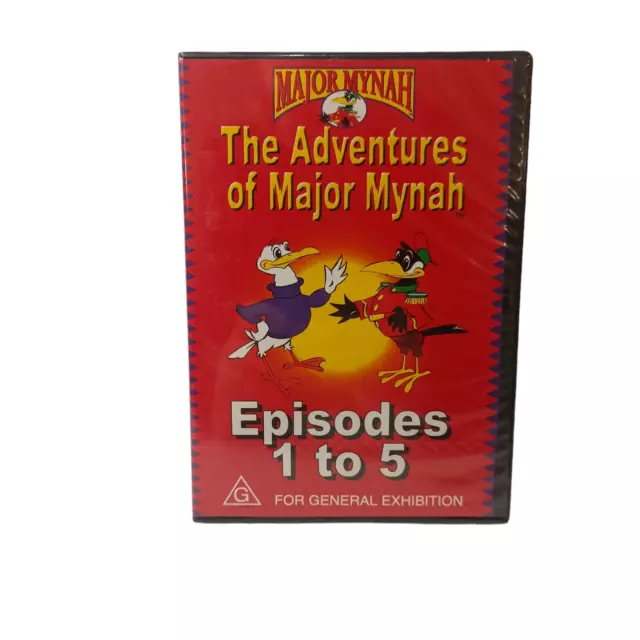 The Adventures Of Major Mynah Ep. 1-5 DVD TV Series Animation Children Adventure