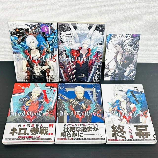 DEVIL MAY CRY 5 Visions of V Manga Set Vol 1-5 Completo Primera