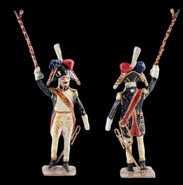 Figurine Ancienne CIMBALLIER - Soldat De Plume / Antique Toy Soldier - VERTUNNI