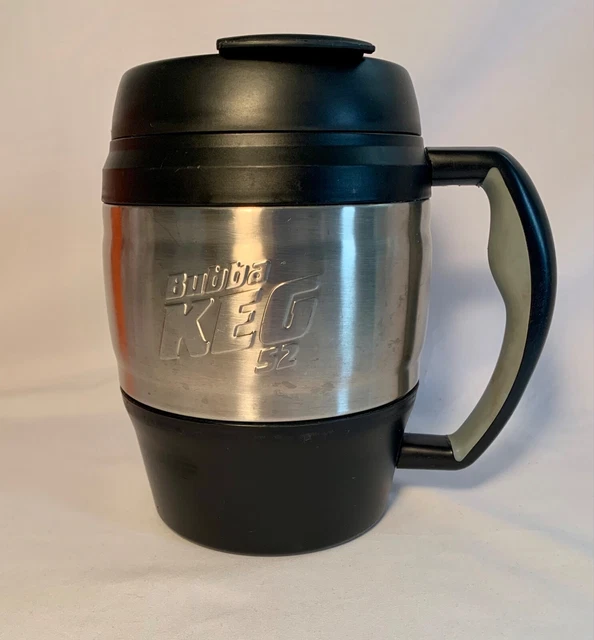 Bubba Keg Insulated Travel Mug 52oz Black Stainless Steel Flip Top In Zone 2