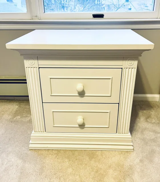 Baby Cache by Heritage Montana Nightstand in Glazed White