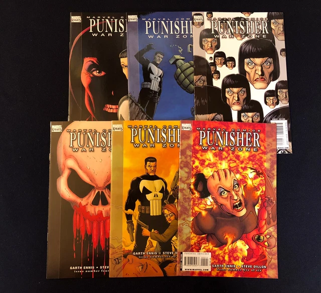 Punisher: War Zone #1-6; complete series; Marvel Knights; Ennis, Dillon