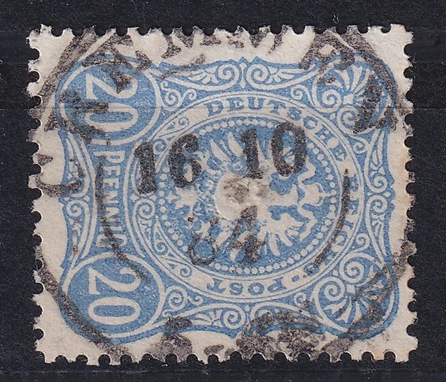 64980) CREMMEN Brandenburg 1884 nachverwendeter Preußen-Stempel