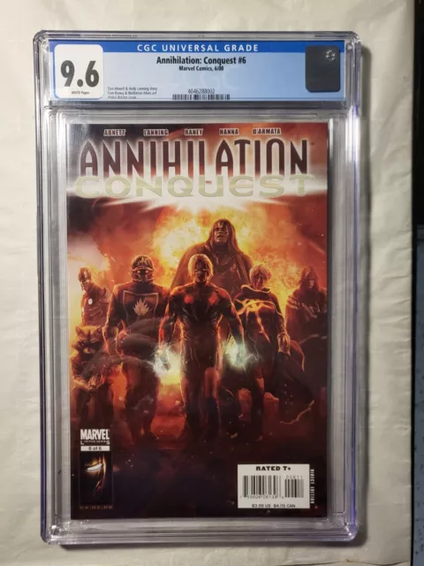ANNIHILATION: CONQUEST #6 CGC 9.6 (2008) 1st NEW GUARDIANS OF THE GALAXY Marvel