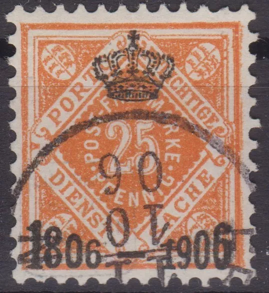 == AD Württemberg Mi. 111 gest., geprüft BPP, Kat. 90€ ==