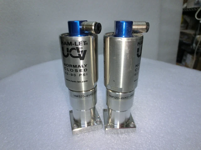 2pc HAM-LET HMS20-4VKC-RND Disphram Valve,Used,Jp*96431