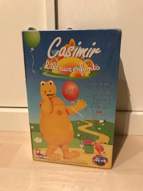 Jeu Vintage Casimir Les Îles Aux Enfants - Plateau Tôle, Figurines - Occasion Rétro