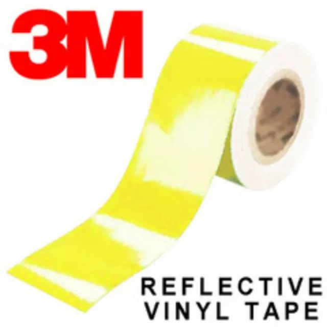 Cinta adhesiva reflectante en vinilo Amarilla de la marca 3M™ Scotchlite serie 5