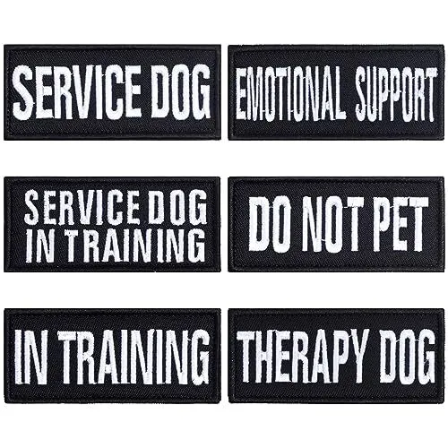 Service Dog Patches for Harness and Vest Removable Dog Vest Patches in  Training