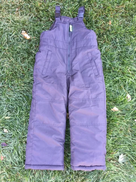 OshKosh B'Gosh Bibbed  Snow/Ski Pants Black Child Size 6