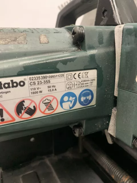 Metabo CS23-355 metal chop saw 110v #1 3