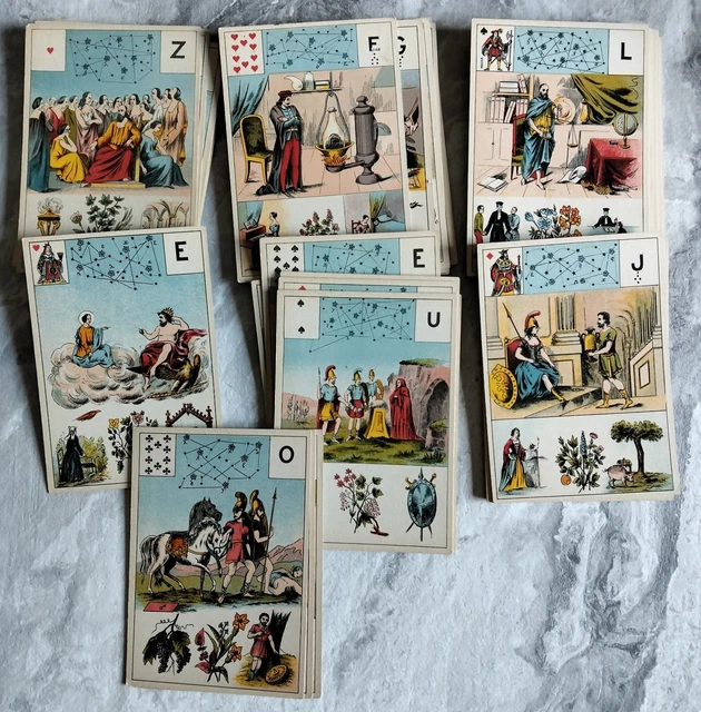 Urania Golden Lenormand D'Azra - Jeu De 36 Cartes Divinatoires Avec Livret Explicatif En Français