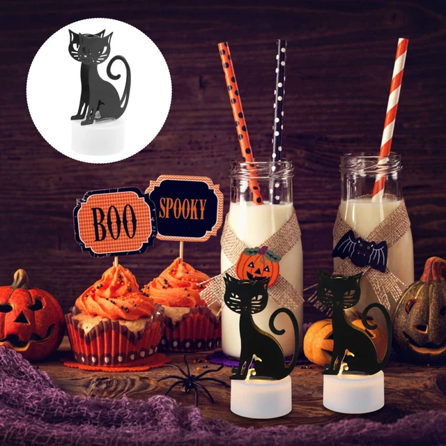 2 pz lampada candela candela camera bambini stanza festiva Halloween per interni