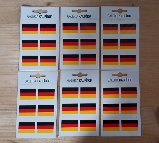 YADODO Deutschland Fanartikel Em 2024 Fanartikel mit 2 Stück Klein Deutschland Flagge 1 Stück