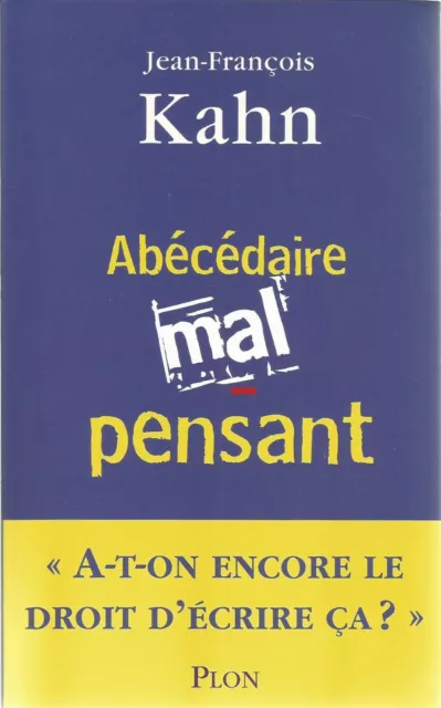 Jean-Francois Kahn Abecedaire Mal Pensant + Paris Poster Guide