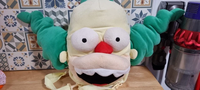 THE SIMPSONS 1999 Plush Krusty Clown Backpack Rucksack collectable RARE 29.99 PicClick UK