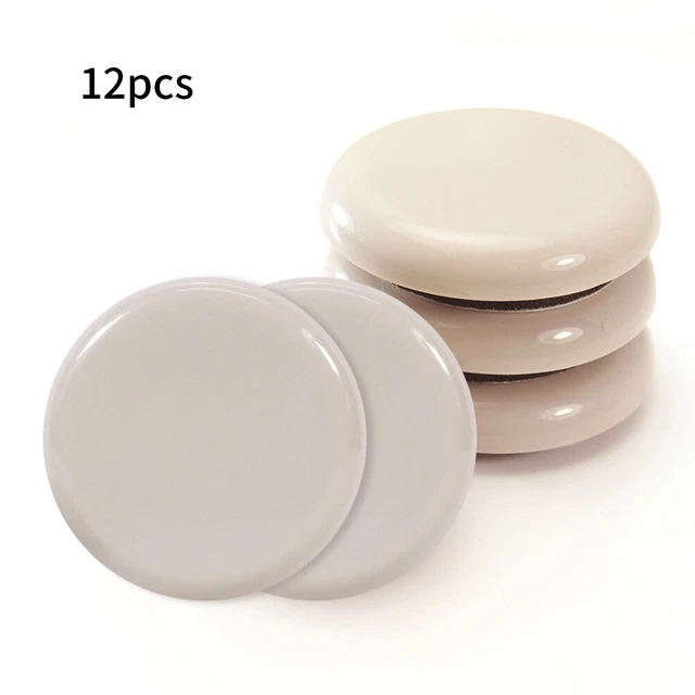 12pcs Chair Legs Anti Scratch Floor Protection Round Convenient Furniture Slider