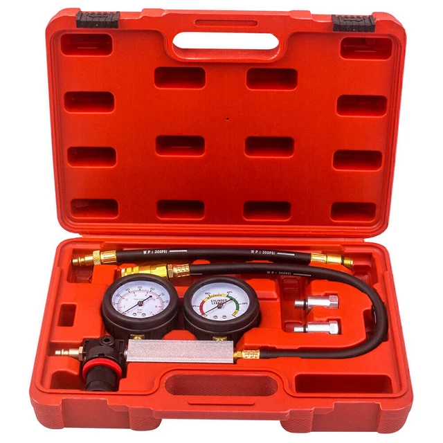 KS Tools 150.1825 Tester Perdite Turbina Per Auto - Kit 13 Pezzi In Valigia Per Diagnosi Intercooler