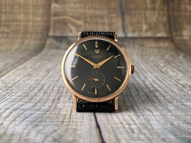 UNIVERSAL GENEVE Vintage swiss hand winding watch Cal. UG 330 Gold 18K 0,750