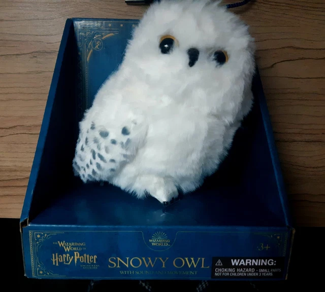 UNIVERSAL WIZARDING WORLD HARRY POTTER Snowy Owl w/ sound & motion