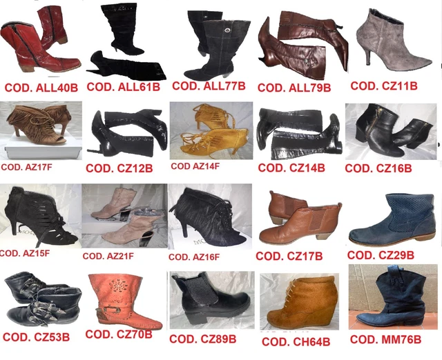 D'Occassion / Neuf  Bottes Bottines Femme Talon Boots Stiefel Taille