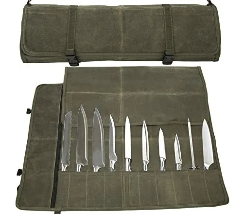 Canvas Chef Knife Roll Bag Chef Knife Bag