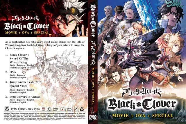 Black Clover 1 Saga Complete Road To Knight Wizard 2 Blu-Ray +