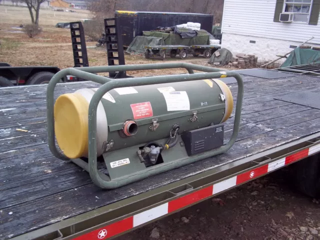 Military Surplus Hunter Space Heater Convective 35,000 Btu -Missing Parts--Army