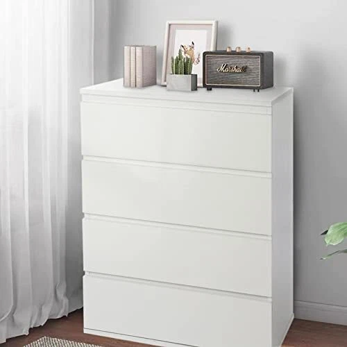 Modern 4 Drawer Dresser, Storage Chest of Drawer, Clothes Closet Drawer