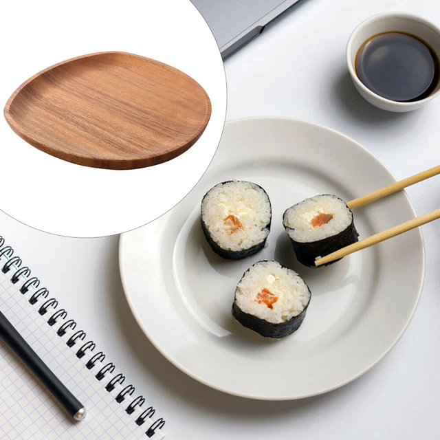 Piatto per sushi in legno ciotola per conservare noci vassoio per sushi giapponese